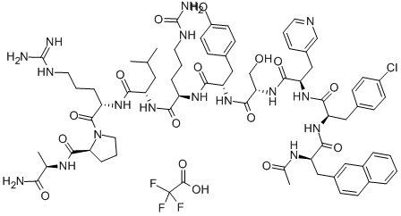 Structure of Cetrorelix trifluoroacetate