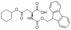 芴甲氧羰基-天冬氨酸-4环己脂结构式