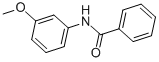 Structure of N-(3-methoxyphenyl)benzamide