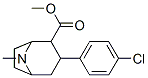 Structure of 3-(4-chlorophenyl)tropane-2-carboxylic acid methyl ester