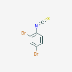 Structure of 2,4-dibromo-1-isothiocyanatobenzene