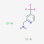 Structure of [4-(trifluoromethyl)pyridin-2-yl]methanamine,dihydrochloride