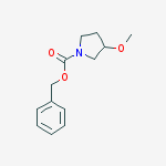 Structure of Benzyl 3-methoxy-1-pyrrolidinecarboxylate