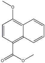 Structure of methyl 4-methoxy-1-naphthoate