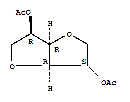 Structure of 1,4:3,6-Dianhydro-D-glucitol diacetate