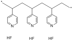 HYDROGEN FLUORIDE PYRIDINE POLYMER-BOUND结构式