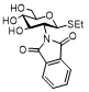 Structure of Ethyl 2-deoxy-2-(1,3-dihydro-1,3-dioxo-2H-isoindol-2-yl)-1-thio-beta-D-glucopyranoside