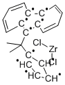 Structure of Isopropylidene(cyclopentadienyl)(9-fluorenyl)zirconium(IV)Dichloride