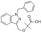 Chemical structure of Bindarit