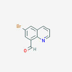 6-bromoquinoline-8-carbaldehyde结构式