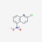 Structure of 2-chloro-5-nitroquinoline