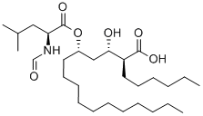Structure of (2S,3S,5S)-5-[(N-Formyl-L-leucyl)oxy]-2-hexyl-3-hydroxyhexadecanoic Acid (Orlistat Impurity)