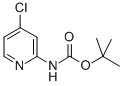 Structure of (4-CHLORO-PYRIDIN-2-YL)-CARBAMIC ACID TERT-BUTYL ESTER