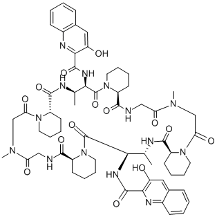 Structure of quinaldopeptin