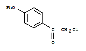 Structure of 2-chloro-1-(4-phenoxyphenyl)ethan-1-one