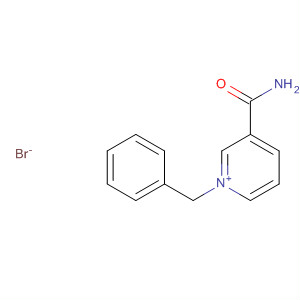 Structure of Pyridinium, 3-(aminocarbonyl)-1-(phenylmethyl)-, bromide