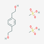 Structure of 1,4-Benzenediethanol, dimethanesulfonate