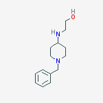 Structure of Ethanol, 2-[[1-(phenylmethyl)-4-piperidinyl]amino]-
