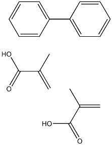 Structure of [1,1'-biphenyl]-4,4'-diyl bis(2-Methylacrylate)