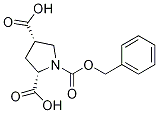 Structure of (2S,4S)-1-(benzyloxycarbonyl)pyrrolidine-2,4-dicarboxylic acid