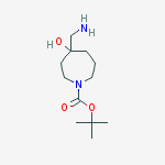 Structure of TERT-BUTYL 4-(AMINOMETHYL)-4-HYDROXY-1-AZEPANECARBOXYLATE