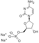 Structure of 2-Deoxycytidine-5-monophosphate disodium salt