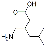Structure of 3-(Aminomethyl)-5-methylhexanoic acid