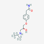 Structure of 2-(4-{(2r)-2-hydroxy-3-[(2h7)-2-propanylamino]propoxy}phenyl)acetamide