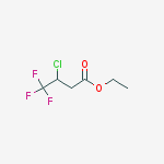 Structure of Ethyl 3-chloro-4,4,4-trifluorobutyrate