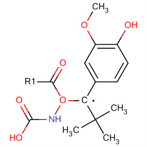 Structure of Carbamic acid, [(4-hydroxy-3-methoxyphenyl)methyl]-, 1,1-dimethylethylester