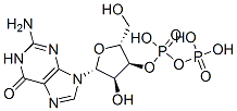Structure of Guanosine 3'-diphosphoric acid
