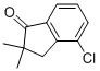 Structure of 4-CHLORO-2,3-DIHYDRO-2,2-DIMETHYL-1H-INDEN-1-ONE