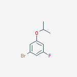 Structure of 1-BROMO-3-FLUORO-5-ISOPROPOXYBENZENE, 97%