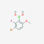 Structure of (3-Bromo-2-fluoro-6-methoxyphenyl)boronic acid
