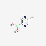 Structure of (5-methylpyrazin-2-yl)boronic acid
