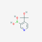 Structure of (4-(2-Hydroxypropan-2-yl)pyridin-3-yl)boronic acid