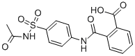 Structure of PHTHALYLSULFACETAMIDE