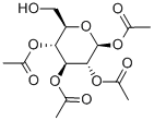 1,2,3,4-四-邻-乙酰基-beta-d-吡喃(型)葡萄糖结构式