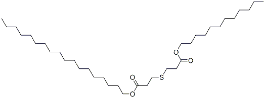 3-[[3-(十八烷氧基)-3-氧代丙基]硫代]-丙酸十八烷酯结构式