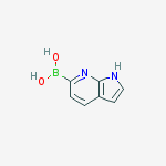 Structure of (1H-Pyrrolo[2,3-b]pyridin-6-yl)boronic acid