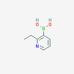 Structure of (2-Ethylpyridin-3-yl)boronic acid