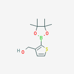 (2-(4,4,5,5-tetraMethyl-1,3,2-dioxaborolan-2-yl)thiophen-3-yl)Methanol结构式