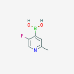 Structure of (5-fluoro-2-methylpyridin-4-yl)boronic Acid
