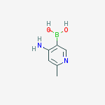 Structure of (4-Amino-6-methylpyridin-3-yl)boronic acid