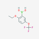 2-ETHOXY-5-(TRIFLUOROMETHOXY)BENZENEBORONIC ACID结构式