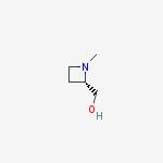 Structure of S)-(1-methylazetidin-2-yl)methanol