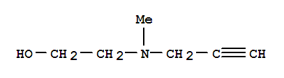 Structure of 2-[methyl(prop-2-yn-1-yl)amino]ethanol