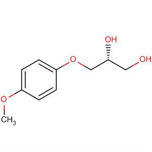 Structure of 1,2-Propanediol, 3-(4-methoxyphenoxy)-, (2R)-
