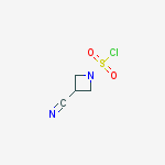 Structure of 3-Cyanoazetidine-1-sulfonyl chloride