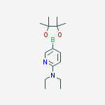 Structure of N,N-diethyl-5-(4,4,5,5-tetraMethyl-1,3,2-dioxaborolan-2-yl)pyridin-2-aMine